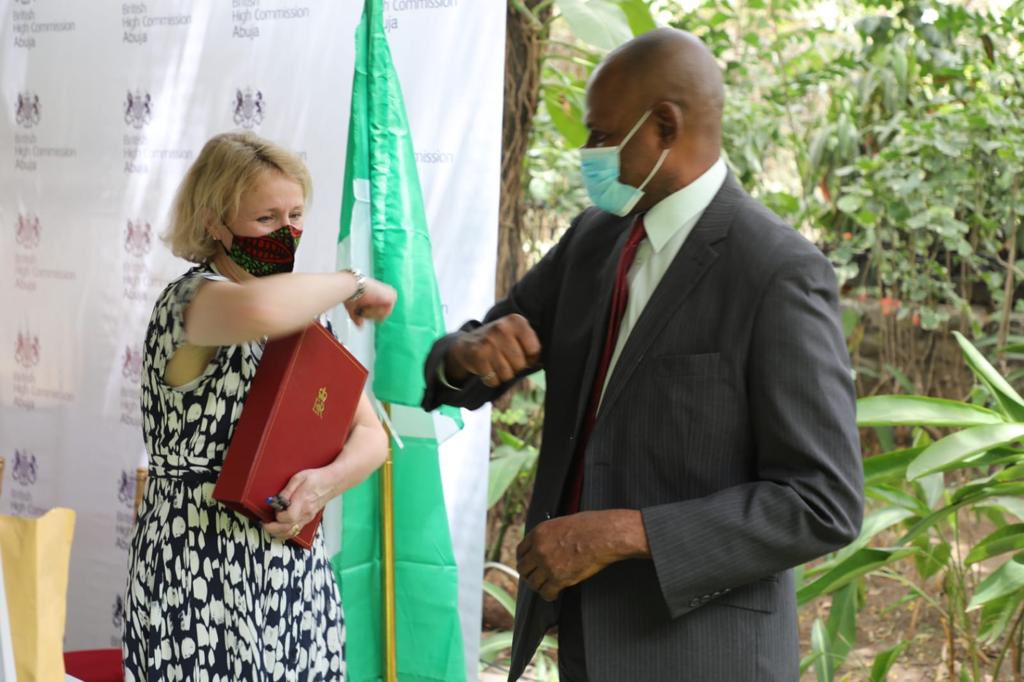 Vicky Ford signs MOU in Abuja