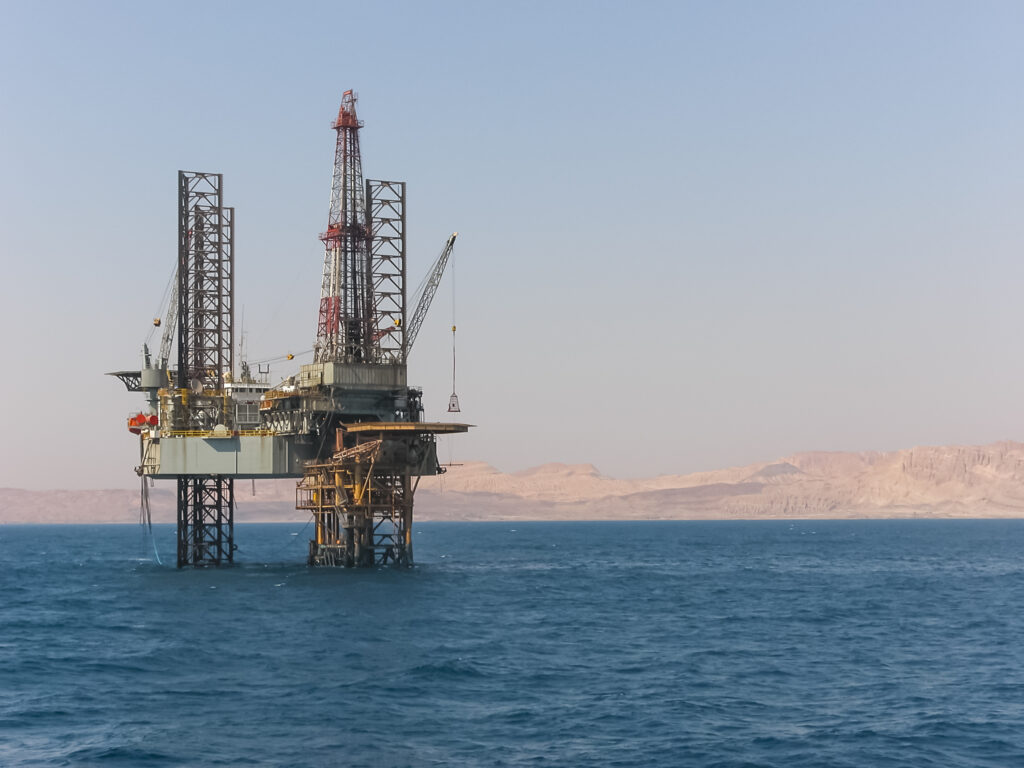 Oil Rig Stock Image
